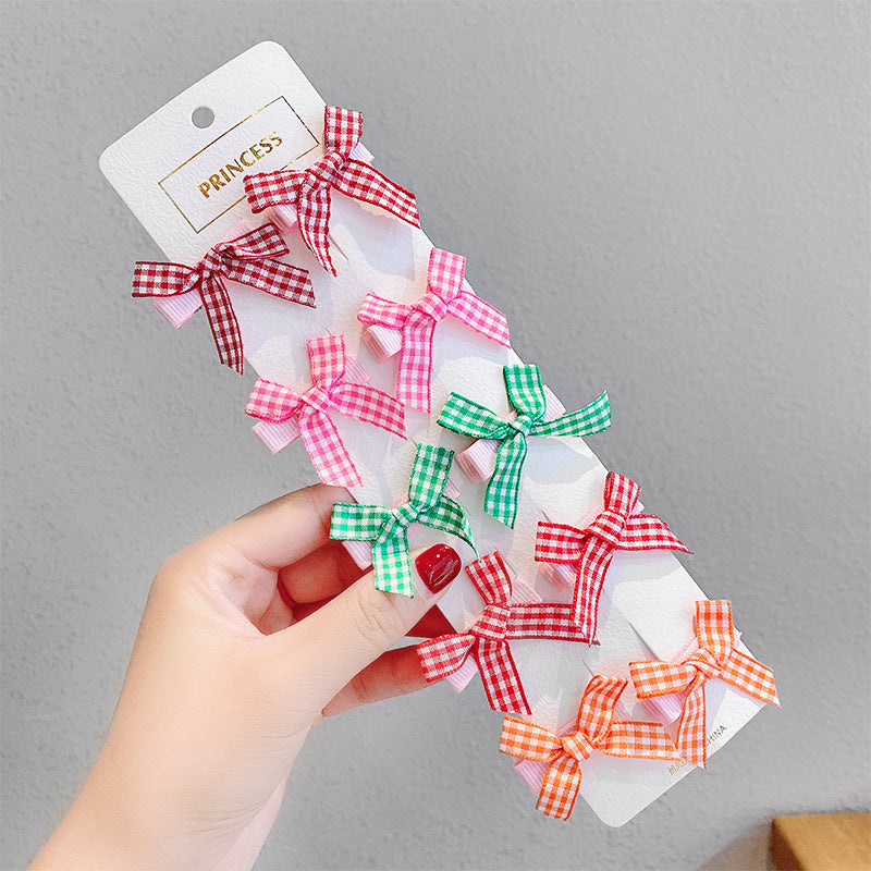 Baby BowChildrens Bangs Headdress Broken Hair Clip Princess Hair Ornament