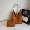 Korean-Style Suede Minimal Shoulder Bag product image