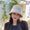 Korean-Style Textured Knit Cloche Hat product image