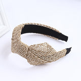 Grass Braided Hair Band Wild Hairpin Fashion Bow Headband