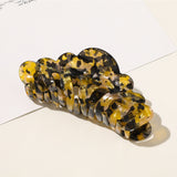 SmallMarble Ponytail Hair Card Acrylic Plate Hair Clip Hair Accessories