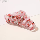 SmallMarble Ponytail Hair Card Acrylic Plate Hair Clip Hair Accessories