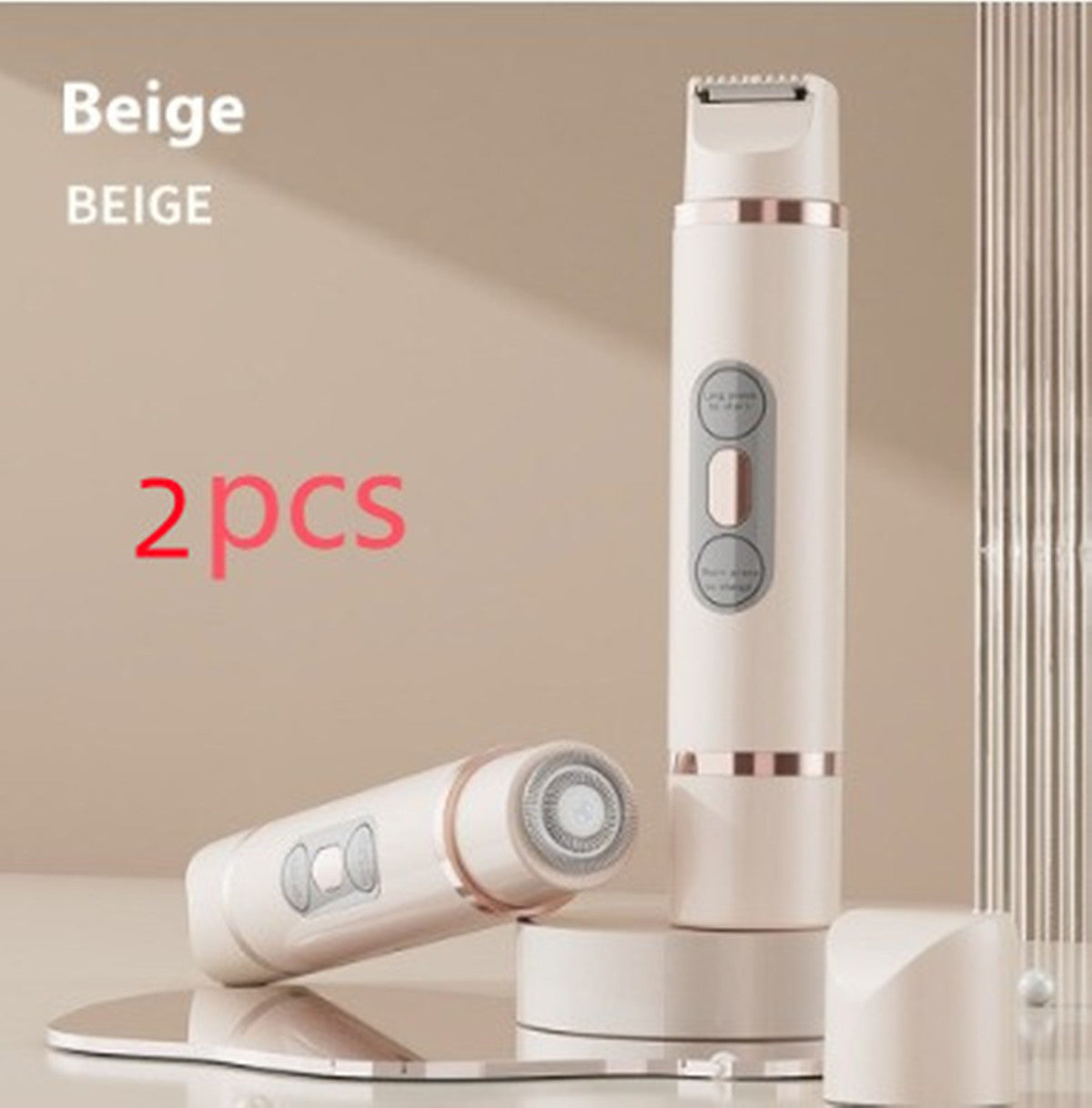 デュアルヘッド電動シェーバー 無痛 女性用脱毛器 ビキニライン脱毛器 自動ヘアトリマー 脇下 顔 唇 脚用