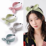 韓国風うさ耳ヘアバンド