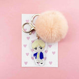 K-POP 防弾少年団 キーホルダー カワイイ ぬいぐるみペンダント かわいい漫画 ぬいぐるみボールペンダント キーチェーン 高品質 K-POP 防弾少年団