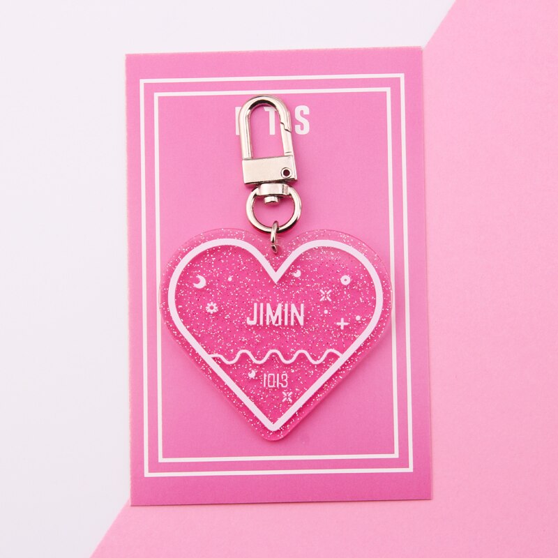 KPOP 防弾少年団 キーホルダー TWICE EXO SEVENTEEN GOT7 アクリル キーチェーン ギフト ジミン ジョングク V RM ARMY J-HOPE キーリング