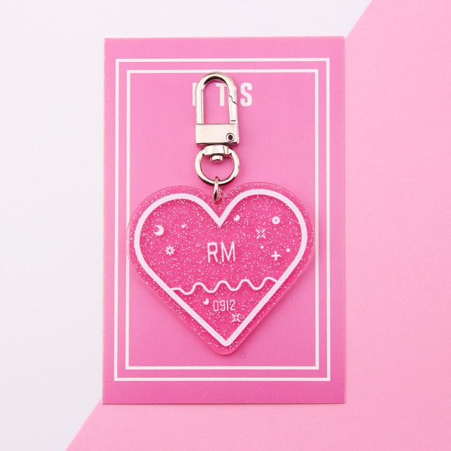KPOP 防弾少年団 キーホルダー TWICE EXO SEVENTEEN GOT7 アクリル キーチェーン ギフト ジミン ジョングク V RM ARMY J-HOPE キーリング