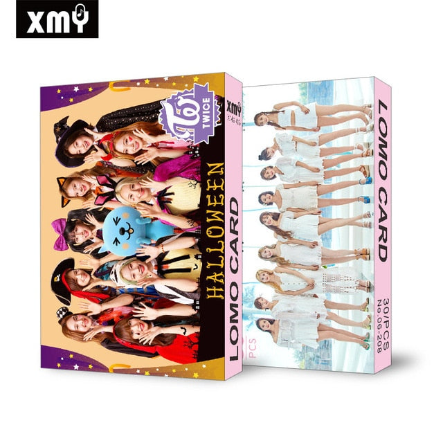 30pcs/set Kpop STRAY KIDS ATEEZ Twice GOT7 Lomo card SEVENTEEN Red velvet NCT MONSTA X album poster HD photocard K-POP CARDS