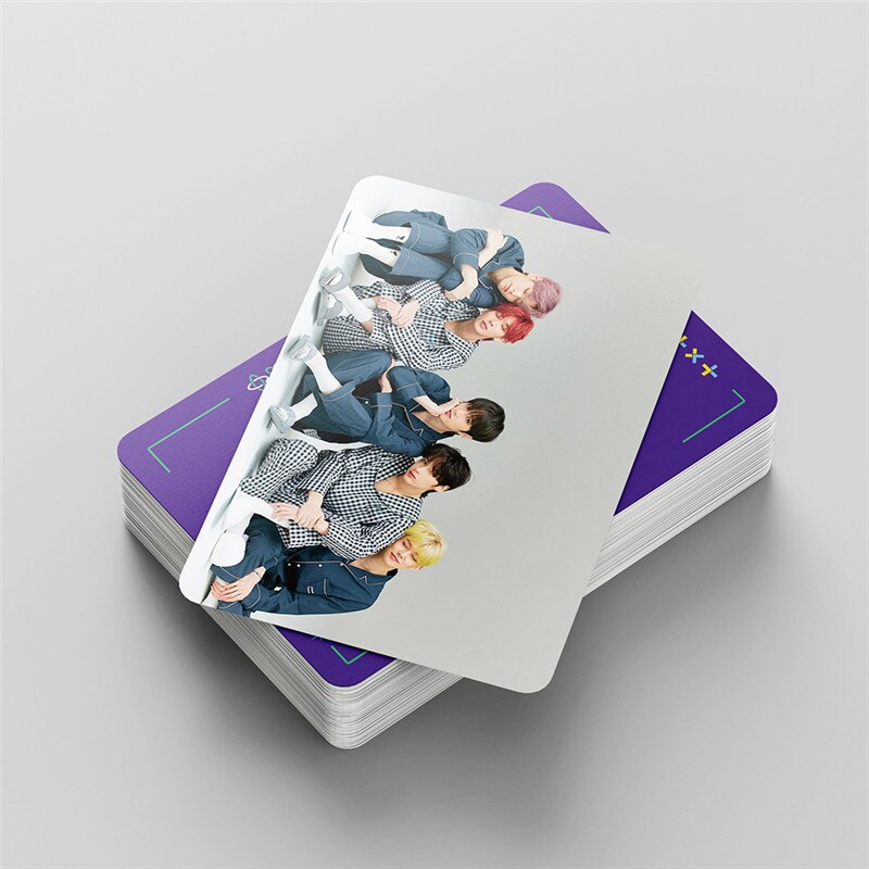 54 Pcs / Set Kpop TXT Album Photo Card Lomo Cards Postcards Decoration Self Made Photo Cards Decoration Supplies Fans Gifts