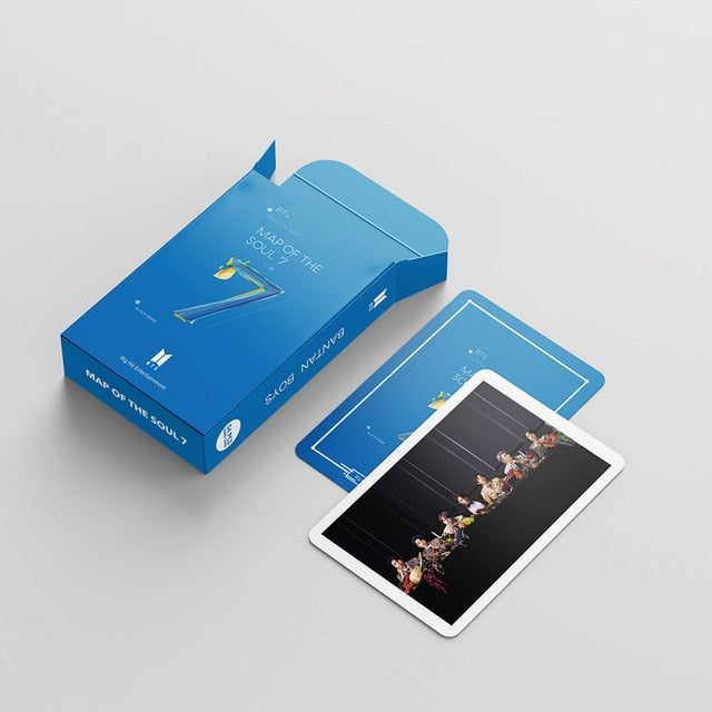 54PC KPOP Boys Photocard Album SPEAK YOURSELF Self Made Paper Card Lighes/Boys With Luv Photo Cards Poster