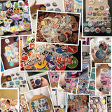 10/50Pcs Korean Stars Kpop Carton Toy PVC Sticker For Skateboard Luggage Notebook Laptop Decals Idols Cute Photos Stickers Toy