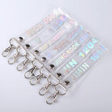 1PC Fashion KPOP Keyring Transparent KOOKIE Key Chain Bangtan Boys Love Yourself SUGA J-HOPE Rope Keychain Jewelry