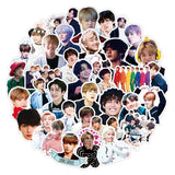 10/50Pcs Korean Stars Kpop Carton Toy PVC Sticker For Skateboard Luggage Notebook Laptop Decals Idols Cute Photos Stickers Toy