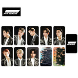 K-POP ATEEZ フォトカードアルバムシリーズ 両面HD写真 丸角フォトカード 高品質