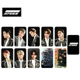 K-POP ATEEZ フォトカードアルバムシリーズ 両面HD写真 丸角フォトカード 高品質