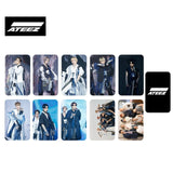 K-POP ATEEZ フォトカードアルバムシリーズ 両面HD写真 丸角フォトカード 高品質