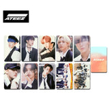 K-POP ATEEZ フォトカードアルバムシリーズ 両面HD写真 丸角フォトカード 高品質