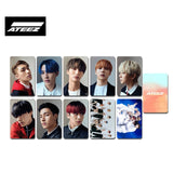 K-POP ATEEZ フォトカードアルバムシリーズ 両面HD写真 丸角フォトカード 高品質
