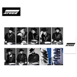 K-POP ATEEZ フォトカードアルバムシリーズ 両面HD写真 丸角フォトカード 高品質