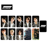 K-POP ATEEZ フォトカードアルバムシリーズ 両面HD写真 丸角フォトカード 高品質