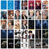 54PC KPOP Boys Photocard Album SPEAK YOURSELF Self Made Paper Card Lighes/Boys With Luv Photo Cards Poster