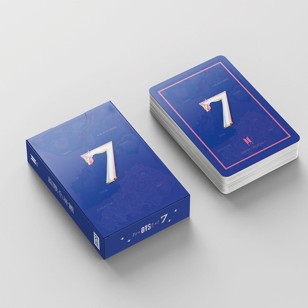 54PC KPOP Boys Photocard Album SPEAK YOURSELF Self Made Paper Card Lighes/Boys With Luv Photo Cards Poster