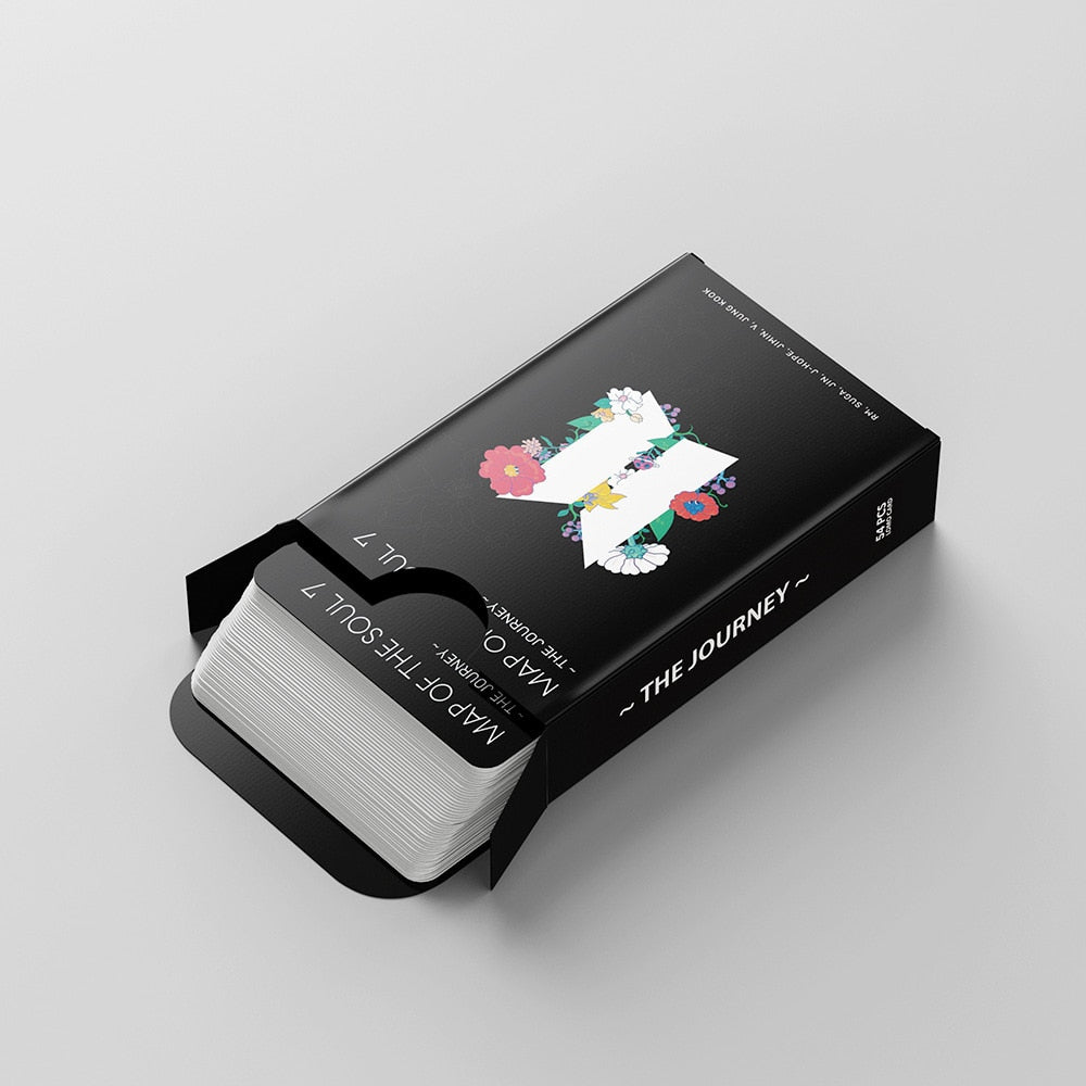 54PC KPOP Boys Photocard Album SPEAK YOURSELF Self Made Paper Card Lighes/Boys With Luv Photo Cards Poster