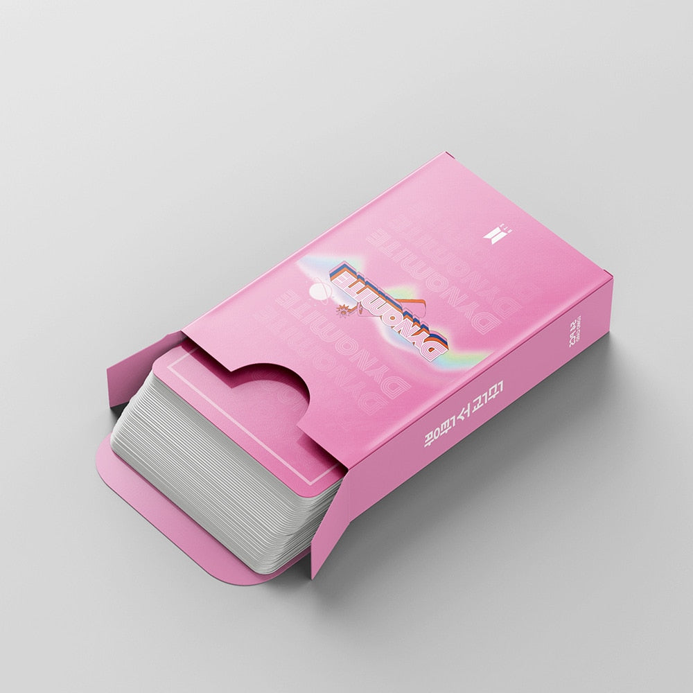 54PC KPOP Boys Photocard Album SPEAK YOURSELF Self Made Paper Card Lighes/Boys With Luv Photo Cards Poster