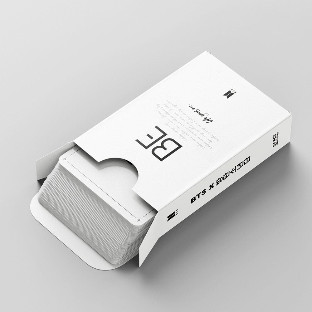 54PC KPOP Boys Photocard Album SPEAK YOURSELF Self Made Paper Card Lighes/Boys With Luv Photo Cards Poster