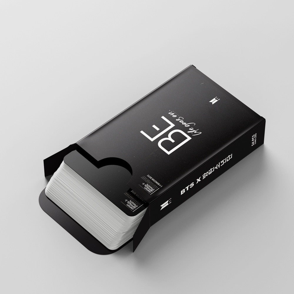 54PC KPOP Boys Photocard Album SPEAK YOURSELF Self Made Paper Card Lighes/Boys With Luv Photo Cards Poster