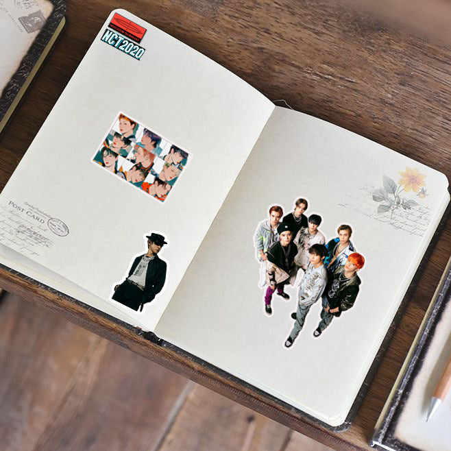 101/109pcs/set Kpop NCT 2020 127 WayV Character Sticker RESONANCE Pt.1 2 nct2020 For Luggage Laptop Notebook Mobile DIY Stickers