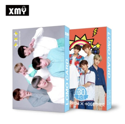 30pcs/set Kpop STRAY KIDS ATEEZ Twice GOT7 Lomo card SEVENTEEN Red velvet NCT MONSTA X album poster HD photocard K-POP CARDS
