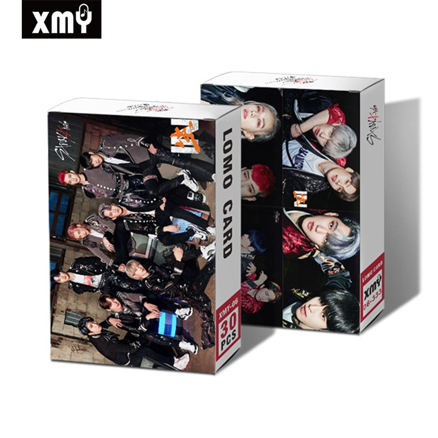 30pcs/set Kpop STRAY KIDS ATEEZ Twice GOT7 Lomo card SEVENTEEN Red velvet NCT MONSTA X album poster HD photocard K-POP CARDS