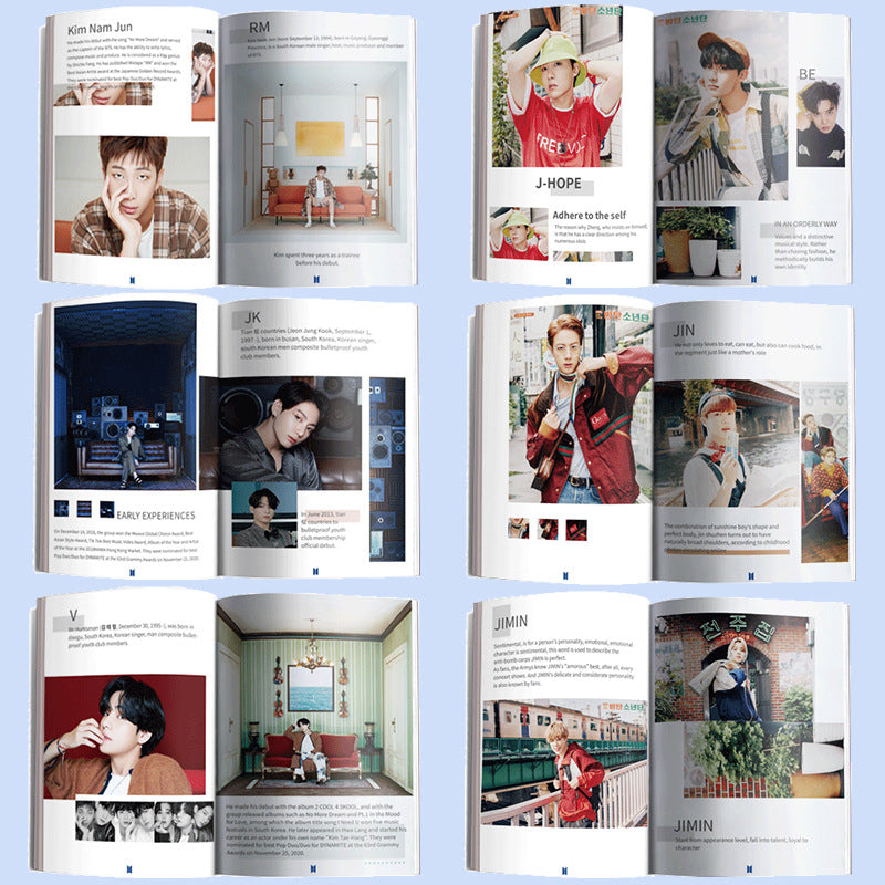 KPOPボーイズフォトカードアルバム SPEAK YOURSELF 自作ペーパーカード Lighes/Boys With Luv フォトカード ポスター