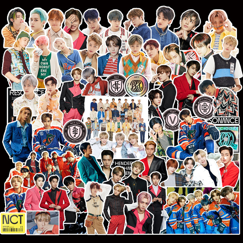 101/109pcs/set Kpop NCT 2020 127 WayV Character Sticker RESONANCE Pt.1 2 nct2020 For Luggage Laptop Notebook Mobile DIY Stickers