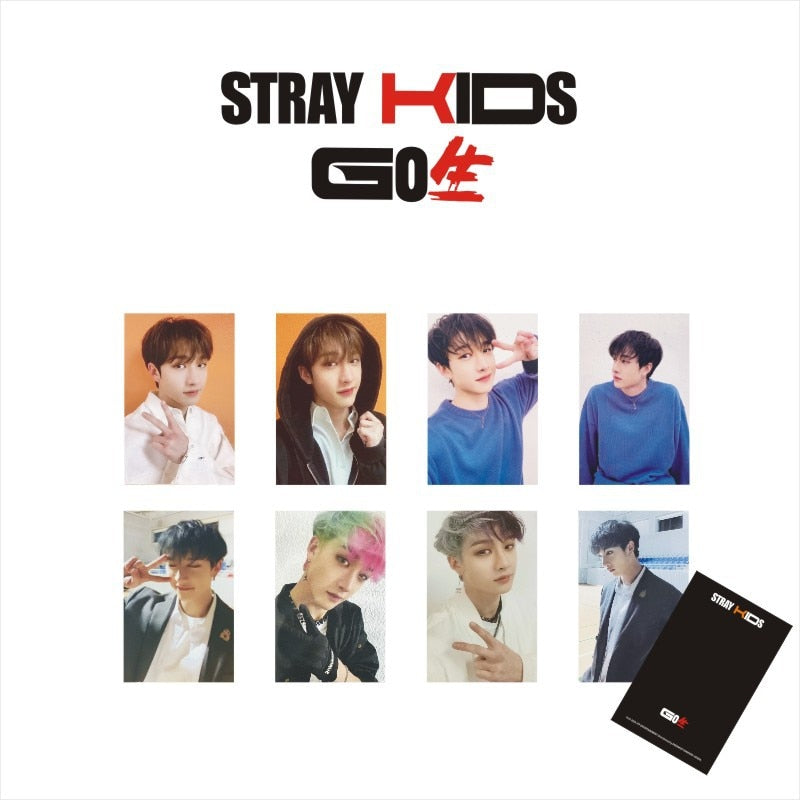 8pcs/set Kpop STRAY KIDS Single Photocard GO Live Photo Album card straykids Postcard for fans Gift Kpop accessories