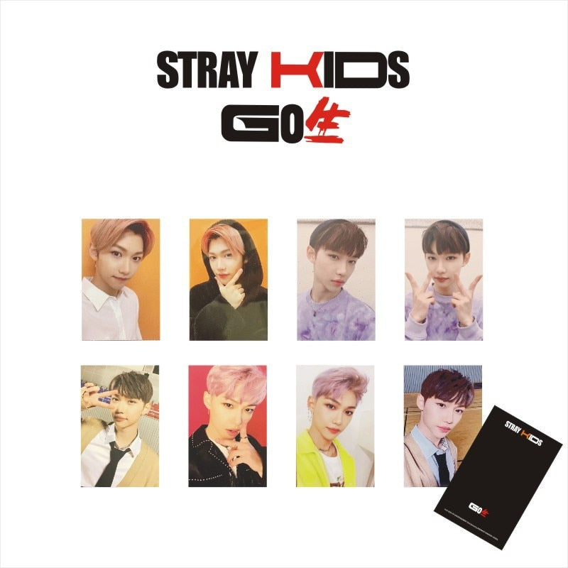 8pcs/set Kpop STRAY KIDS Single Photocard GO Live Photo Album card straykids Postcard for fans Gift Kpop accessories