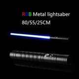 ライトセーバーレーザー RGB メタルライトセーバーソードトイズ エスパーダ Kpop ライトスティック ブリンドズ・デ・ルース フゲテス ザバフキ オユンジャク