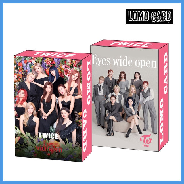 30pcs/set Kpop ATEEZ Lomo card Stray kids GOT7 TWICE TXT NCT 2020 ITZY ENHYPEN HD photo print album photocard for fans gifts
