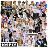 101/109pcs/set Kpop NCT 2020 127 WayV Character Sticker RESONANCE Pt.1 2 nct2020 For Luggage Laptop Notebook Mobile DIY Stickers