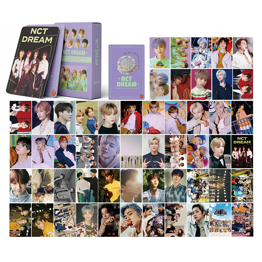 54pcs/set Kpop Stray kids UNLOCK Lomo Cards TXT TWICE NCT 2020 NCT 127 Dream TXT Red velvet ENHYPEN Straykids photo Album cards
