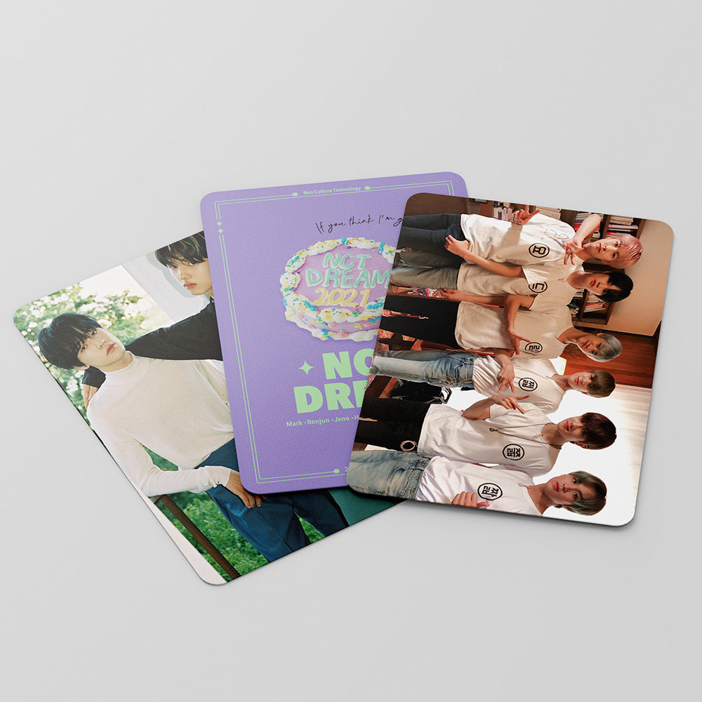 54pcs/set Kpop Stray kids UNLOCK Lomo Cards TXT TWICE NCT 2020 NCT 127 Dream TXT Red velvet ENHYPEN Straykids photo Album cards