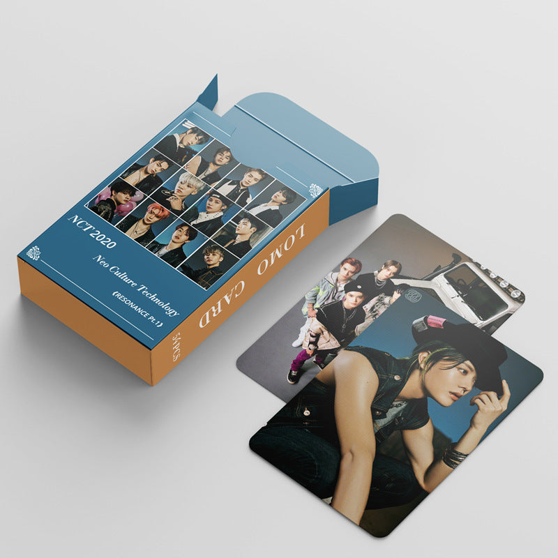 54pcs/set Kpop Stray kids UNLOCK Lomo Cards TXT TWICE NCT 2020 NCT 127 Dream TXT Red velvet ENHYPEN Straykids photo Album cards