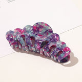 SmallMarble Ponytail Hair Card Acrylic Plate Hair Clip Hair Accessories