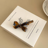 Acetate Long Bow Barrettes Girl