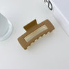 Korean-Style Two-Tone Open Frame Claw Clip product image