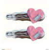 White Love Crystal Duckbill Clip Female Temperament