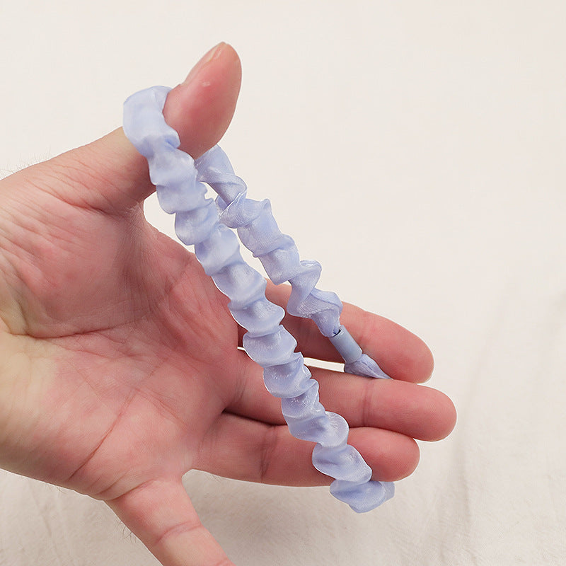 Puff Silk Pearlescent Hair Rope Refreshing Girl