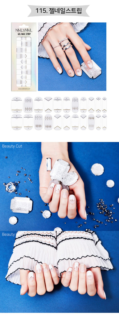 [Nails nail] Nails Nail Gel nail strip nail sticker self-nail No. 115