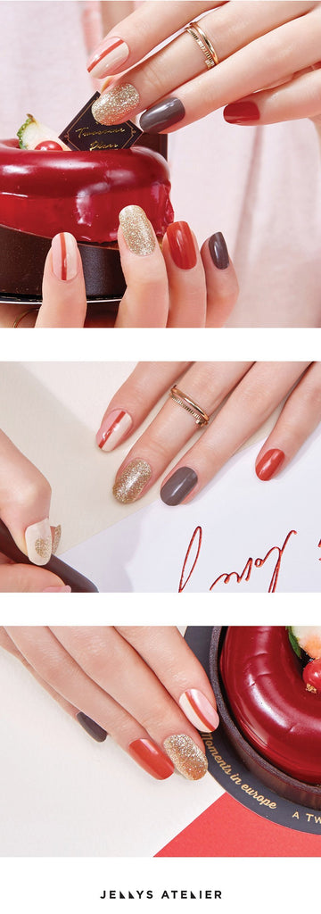 "Gelato Rie" T01 Aime-moi gel nail sticker